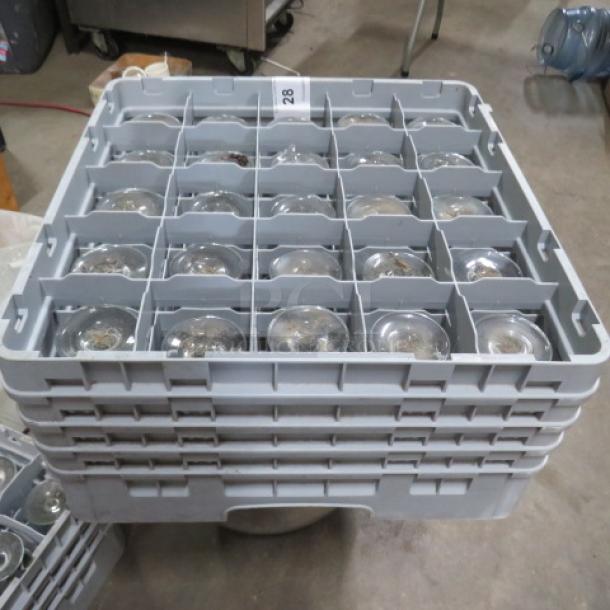 One Dishwasher Rack With 25 Stem Wine Glasses. ALL 1 $$$!!! - Image 2 of 2