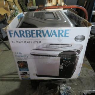 One Faberware XL Indoor Fryer. 14lb Capacity.