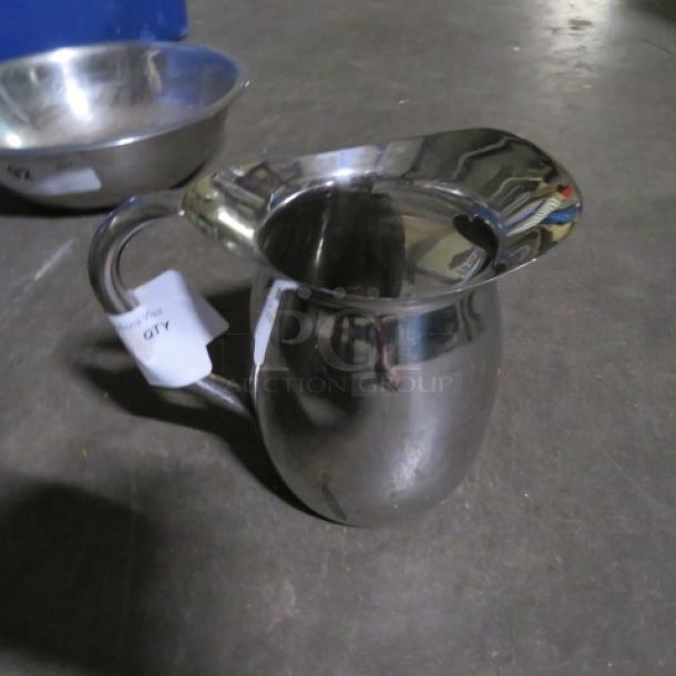 One Stainless Steel Water Pitcher. - Image 1 of 1