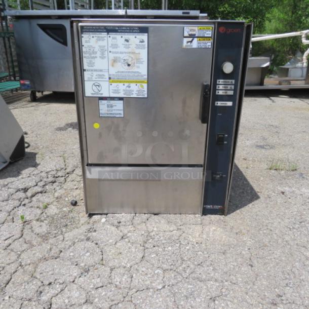 One Groen 1 Door Smart Steam Steamer. 115 Volt. Model# SSB-5E. 21.5X29X28 - Image 1 of 2