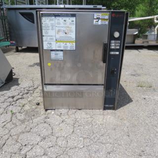 One Groen 1 Door Smart Steam Steamer. 115 Volt. Model# SSB-5E. 21.5X29X28