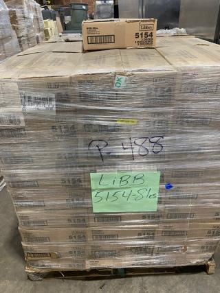 BRAND NEW! FULL PALLET! Libbey Commercial Clear 4" Round Nob Hill Glass Ashtray! 3-Dozen Per Case! Model: 5154! 82X Your Bid!