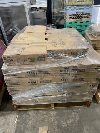 BRAND NEW! MIXED PALLET! Libbey Commercial Clear 4" Round Nob Hill Glass Ashtray! 3-Dozen Per Case! Model: 5154! With Libbey Gibraltar Series Commercial Clear 4" Round Ashtray! 3-Dozen Per Case! Model: 5218! 50X Your Bid!