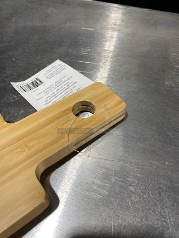BRAND NEW! TableCraft Commercial Reversible Bamboo Acacia Flight Paddle! Model: FLIGHT1! 7X Your Bid! - Image 5 of 5