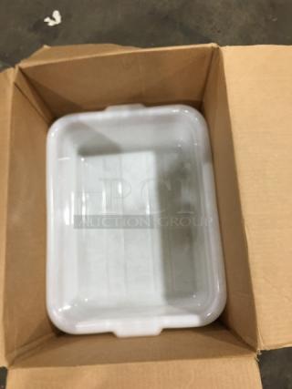 BRAND NEW! TableCraft Commercial Natural White Bus Box/Tub! Model: 1529N! 6X Your Bid!