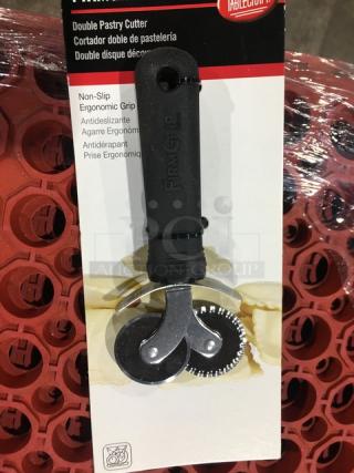 BRAND NEW! TableCraft Commercial Stainless Steel Double Pastry Cutter! With Black Grip Handle! Model: E5609! 5X Your Bid!
