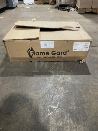 Flame Gard Commercial Heavy Duty Steel Welded Grease Baffle Filter! Model: 152025! 3X Your Bid!