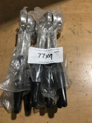 BRAND NEW! Vollrath Jacob's Pride Series Commercial Stainless Steel 3 Oz. Perforated Round Spoodle/Portion Spoon! With Black Grip Handle! Model: 6432320! 9X Your Bid!