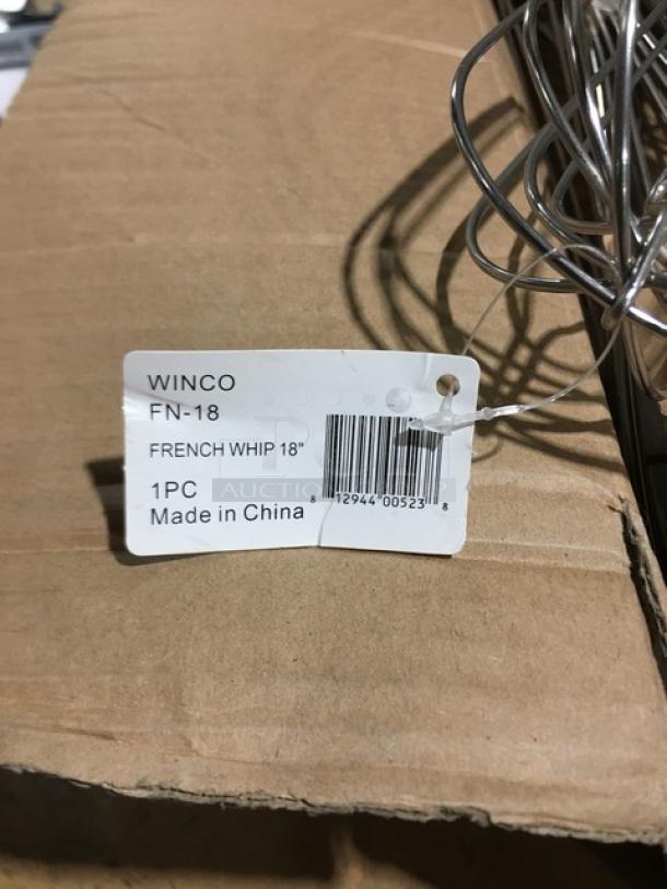 BRAND NEW! Winco Commercial Stainless Steel 18" French Whip! Model: FN-18! 10X Your Bid! - Image 6 of 6