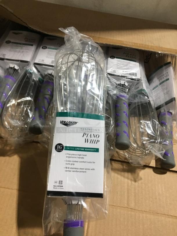 BRAND NEW! Vollrath Jacob's Pride Series Commercial Stainless Steel 16" Piano Whip/Whisk! With Nylon Grip Handle! Model: 47005! 6X Your Bid! - Image 4 of 7