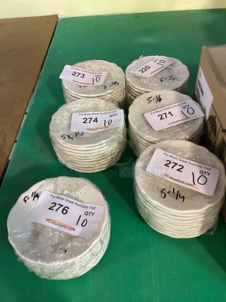 Scalloped 5-1/4 Bread Plate 
Qty 10
Your Bid x 10