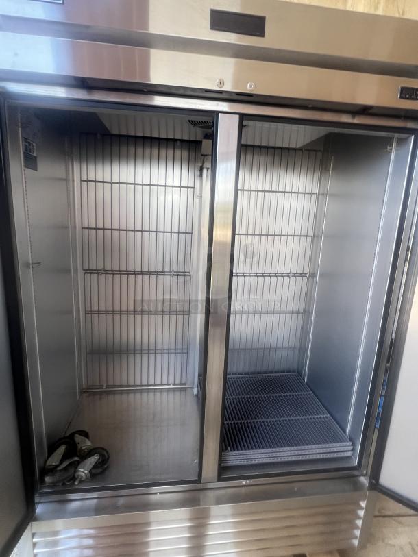True Stainless Steel 2-Door Commercial Freezer , Tested and Working!
Model # - T-49F-HC - Image 2 of 4