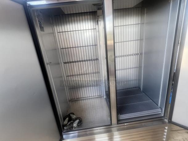 True Stainless Steel 2-Door Commercial Freezer , Tested and Working!
Model # - T-49F-HC - Image 3 of 4