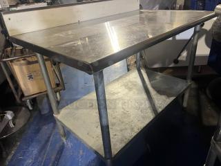 Stainless Steel Prep Table 
48  x  24 x 39-1/2 - Item #1187908