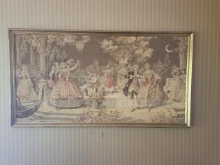 Belgian Tapestry from 1912 'Nightmare Dance Scene'