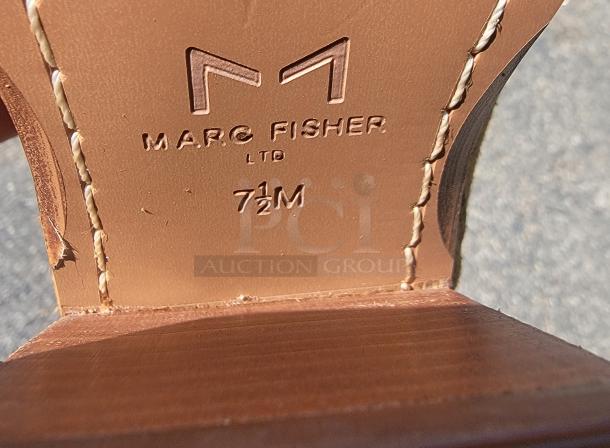 *NEW IN BOX* Marc Fisher Woman's Tan Suede Alva Pointy-Toe Ankle Boot. Size 7 1/2 M. Never worn! - Image 2 of 4