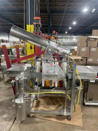 AMAZING! Juiced Rite Commercial Stainless Steel Electric Powered Industrial Cold Press Machine! On Casters! WORKING WHEN REMOVED!