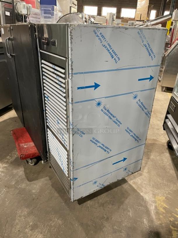Infinity Commercial Black Powder Coated Stainless Steel 2 Door Backbar Refrigerator! With Chrome Plated Wire Racks! Model: IBCRS-2D-FLD-DL-RC-AS SN: 202302-3040! 115V 1 Phase! - Image 2 of 10