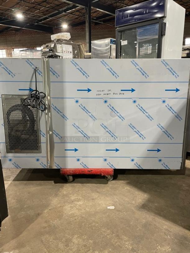 Infinity Commercial Black Powder Coated Stainless Steel 2 Door Backbar Refrigerator! With Chrome Plated Wire Racks! Model: IBCRS-2D-FLD-DL-RC-AS SN: 202302-3040! 115V 1 Phase! - Image 3 of 10