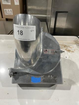 Commercial Electric Powered Heavy Duty Slicer/Shredder/Grater Attachment!