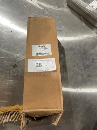 BRAND NEW! Update International Commercial Stainless Steel 15" Perforated Basting Spoon! With Black Bakelite Grip Handle! 12 Per Case! Model: BBPF-15N! ALL ONE MONEY!
