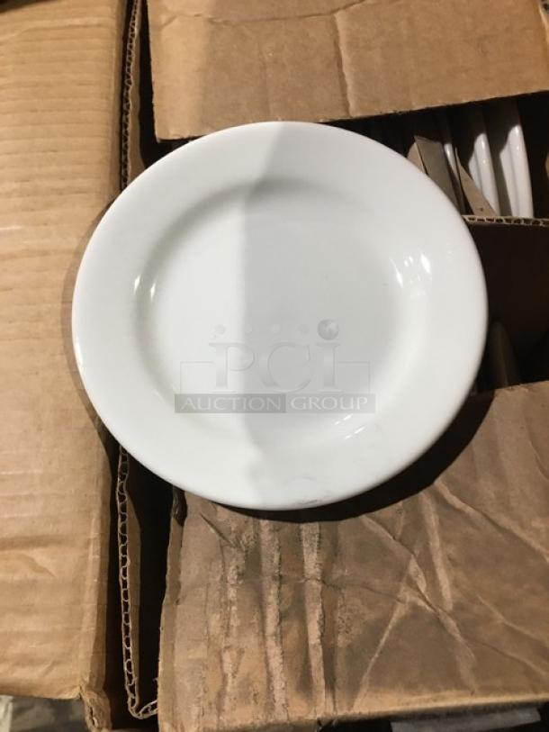 BRAND NEW! MIXED PALLET! Steelite International Royal Porcelain Collection Commercial White Tahara 2 Oz. Round Soy Sauce Dish! Model: 61103ST0454! With Steelite International Royal Porcelain Collection Commercial White Tahara 10-1/2" Square Coupe Plate! Model: 61103ST0425! With Steelite International Royal Porcelain Collection Commercial White Tahara 8-1/4" Round Coupe Plate! Model: 61103ST0404! With Steelite International Distinction Monaco Vogue Collection Commerical White 11" x 8-1/2" Oval Monaco Platter! Model: 9001C341! With Homer Laughlin By Steelite International Commercial White Ivory 9" Round Rolled Edge China Plate! Model: HL20500! With Steelite Internationa Distinction Metro Collection Commercial White 11" Square Coupe Plate! Model: 9001C082! With Steelite International Performance Simplicity Collection Commercial White 6-1/2" Round Slimline Double Well Soup Stand/Saucer! Model: 11010225! & MORE! 39X Your Bid! - Image 5 of 10