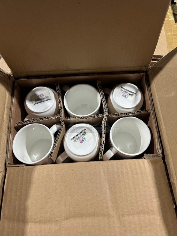 BRAND NEW! MIXED PALLET! Libbey By Syracuse China Cascade Collection Commercial White Ivory 6-1/4" Round Medium Rim Flint Porcelain Plate! Model: 950038261! With Arcoroc Commercial White 10 Oz. Daring Mug! Model: G375210! With Lot Of Assorted Teaspoon & Dinner Knife! & MORE! 37X Your Bid! - Image 11 of 11