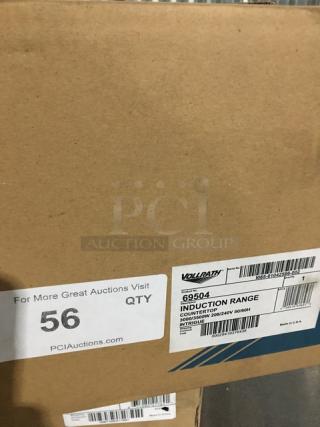BRAND NEW! Vollrath Ultra-Series Commercial Electric Powered Countertop Single Induction Range! Model: 69504 SN: I085-01042586-002! 208/240V! - Item #1189773