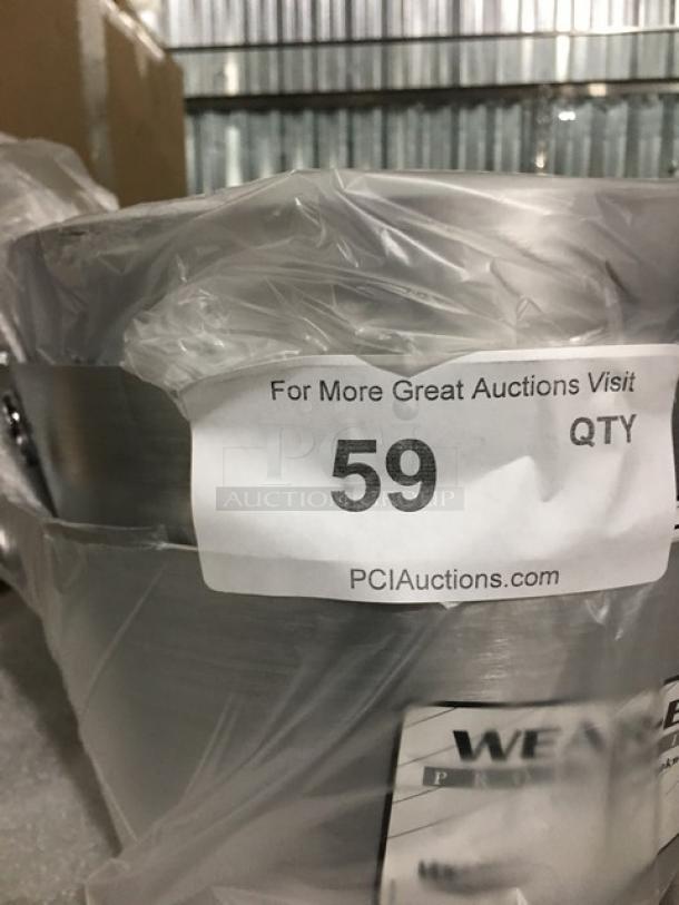 BRAND NEW! Vollrath Wear-Ever Series Commercial Aluminum 5-1/2 Qt. Tapered Saucepan! With Blue Grip Handle! Model: 434512! 3X Your Bid! - Image 2 of 4