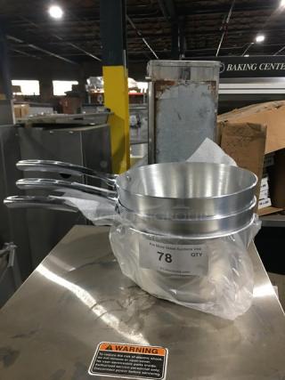 BRAND NEW! Vollrath Commercial Aluminum 3-3/4 Qt. Classic Saucepan! Model: 67303! 3X Your Bid!