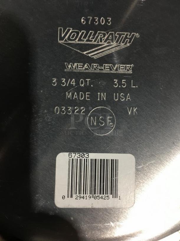 BRAND NEW! Vollrath Commercial Aluminum 3-3/4 Qt. Classic Saucepan! Model: 67303! 3X Your Bid! - Image 4 of 4