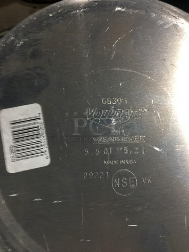 BRAND NEW! Vollrath Wear-Ever Series Commercial Tapered Aluminum 5.5 Qt. Classic Saucepan! Model: 67305! - Image 4 of 4