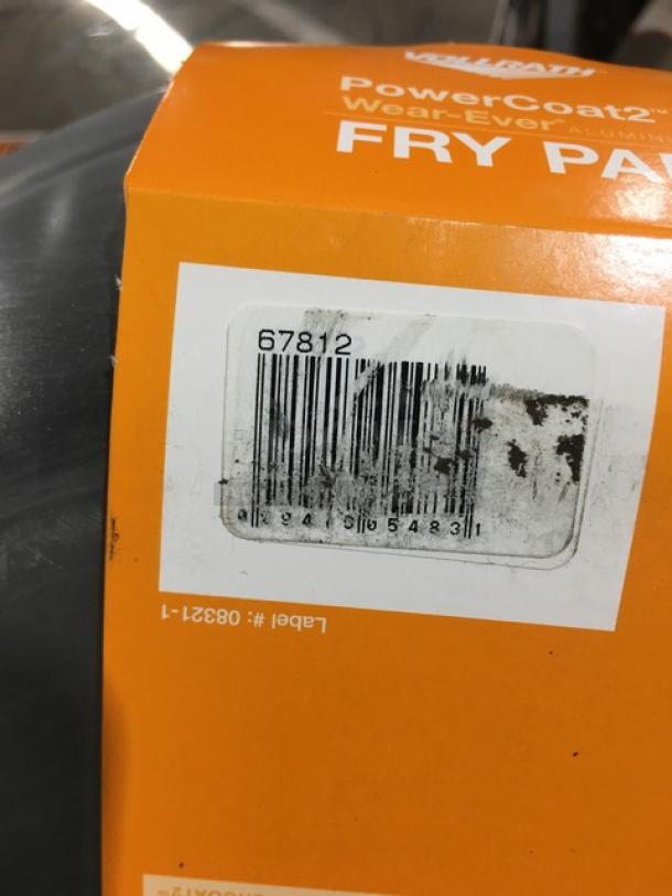 BRAND NEW! Vollrath Wear-Ever Series Commercial Aluminum 12" Non-Stick Fry Pan! With PowerCoat2 Surface! With Black Grip Handle! Model: 67812! 2X Your Bid! - Image 4 of 4
