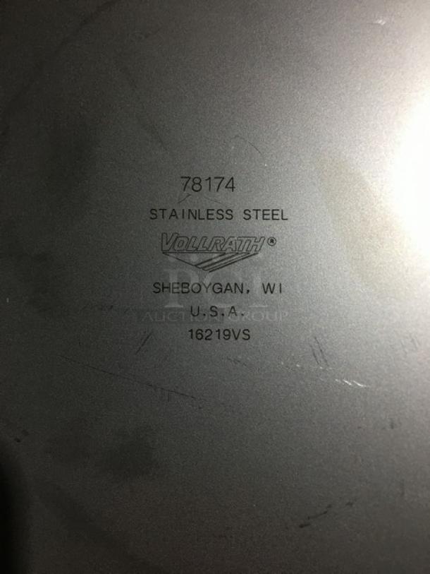 BRAND NEW! Vollrath Commercial Stainless Steel 4-1/8 Qt. Vegetable Inset Pan! Model: 78174! 4X Your Bid! - Image 3 of 4