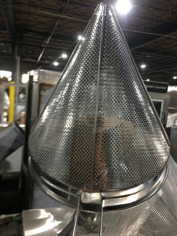 BRAND NEW! Vollrath Commercial Stainless Steel 12" Perforated Coarse Mesh China Cap Strainer! Model: 47178! 2X Your Bid! - Image 4 of 4