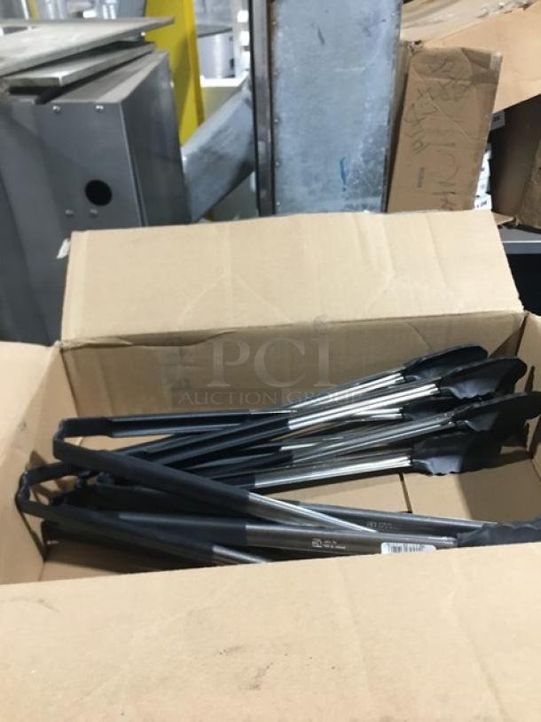 BRAND NEW! Vollrath Jacobs Pride Series Commercial Stainless Steel 16" Hi-Temp Scalloped Style Tong! With Nylon Ends & Coated Handle! Model: 4781622! 10X Your Bid! - Image 2 of 5