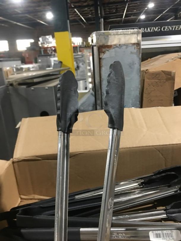 BRAND NEW! Vollrath Jacobs Pride Series Commercial Stainless Steel 16" Hi-Temp Scalloped Style Tong! With Nylon Ends & Coated Handle! Model: 4781622! 10X Your Bid! - Image 3 of 5