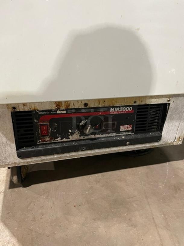 Commercial food warmer, Metro HM2000, used condition, visible wear on controls, suitable for restaurant or catering use.