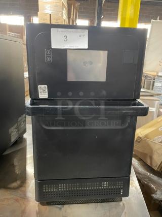 MerryChef Commercial Black Electric Powered Countertop High Speed Rapid Cook Oven! Model: Eikon E2S! 208/240V 1 Phase!
