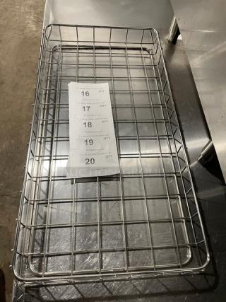 Commercial Chrome Plated Full-Sized Bagel/Pastry Wired Rack!