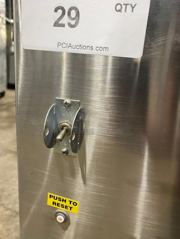 Norlake Commercial Stainless Steel Electric Powered Countertop Ice Crusher! With Hopper! Model: N14CRSS-A SN: 15091153! 115V 1 Phase! On Legs! - Image 6 of 9