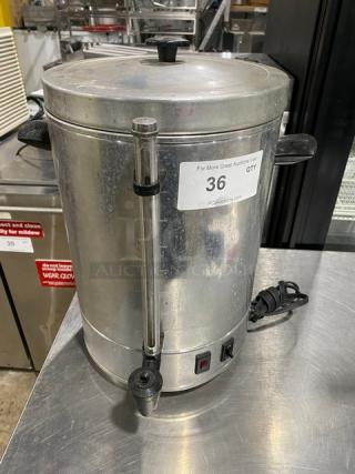 Commercial Stainless Steel Coffee Urn! - Item #1189398