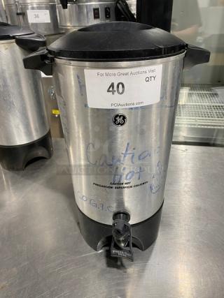 GE Appliances Commercial Stainless Steel Coffee Urn! - Item #1189402