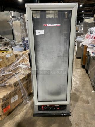 Metro Flavor-View Series Commercial Single Section Insulated Mobile Heated Holding/Proofing Cabinet! With Built In Pan Holding Racks! Model: C175-C(1)N! On Casters!