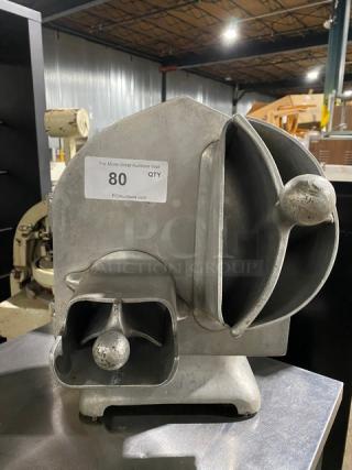 Qualheim Electro-Cut Series Commercial Electric Powered Countertop Heavy Duty Vegetable Slicer/Shredder/Grater! Model: 400 SN: 26769D! 115V 1 Phase! On Legs! - Item #1189483