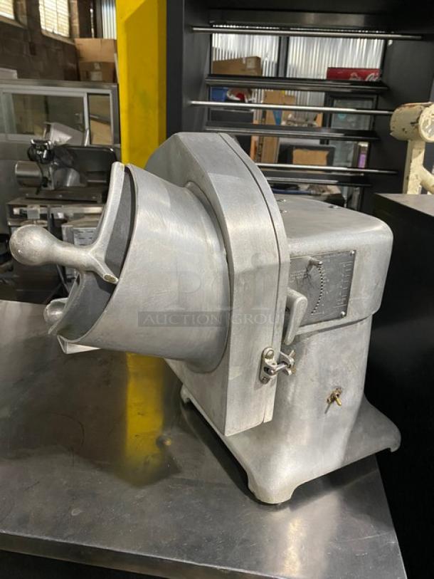 Qualheim Electro-Cut Series Commercial Electric Powered Countertop Heavy Duty Vegetable Slicer/Shredder/Grater! Model: 400 SN: 26769D! 115V 1 Phase! On Legs! - Image 2 of 9