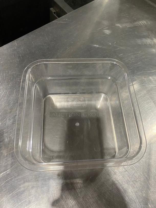 Cambro Commercial Clear 2 Qt. Food Container! Model: 2SFSCW! ALL ONE MONEY! - Image 3 of 6