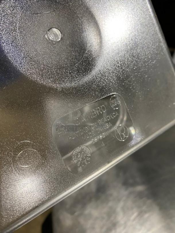 Cambro Commercial Clear 2 Qt. Food Container! Model: 2SFSCW! ALL ONE MONEY! - Image 6 of 6