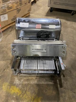 Berkel Commercial Stainless Steel Electric Powered Countertop Bread Slicer Machine! 115V 1 Phase! - Item #1189688