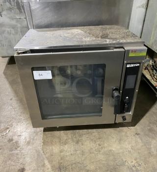 Doyon Commercial Stainless Steel Electric Powered Half Size Countertop Convection Oven! Model: DCOT5 SN: 244010090821! 208V 1 Phase! On Legs!